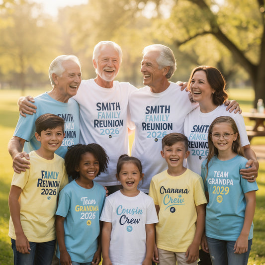 Custom T-Shirts: The Ultimate Personalized Gift for Summer Family Reunions