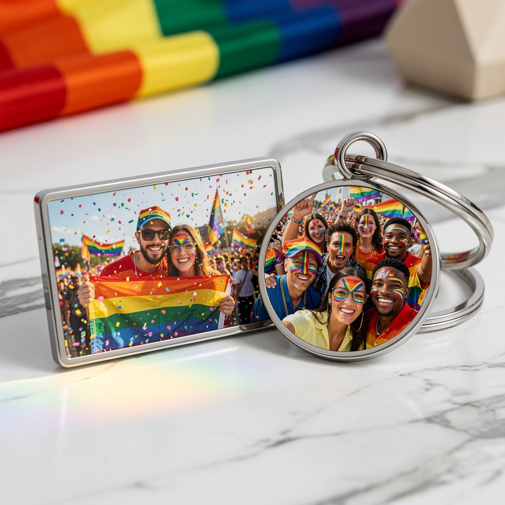 Celebrate Pride Month with Custom Photo Keychains That Shine (and Go Viral on TikTok)