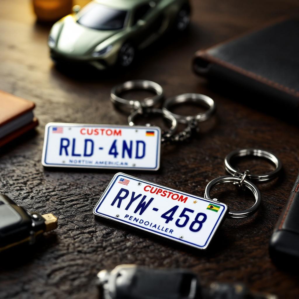 Custom License Plate Keychains: The Perfect Gift for Any Car Enthusiast