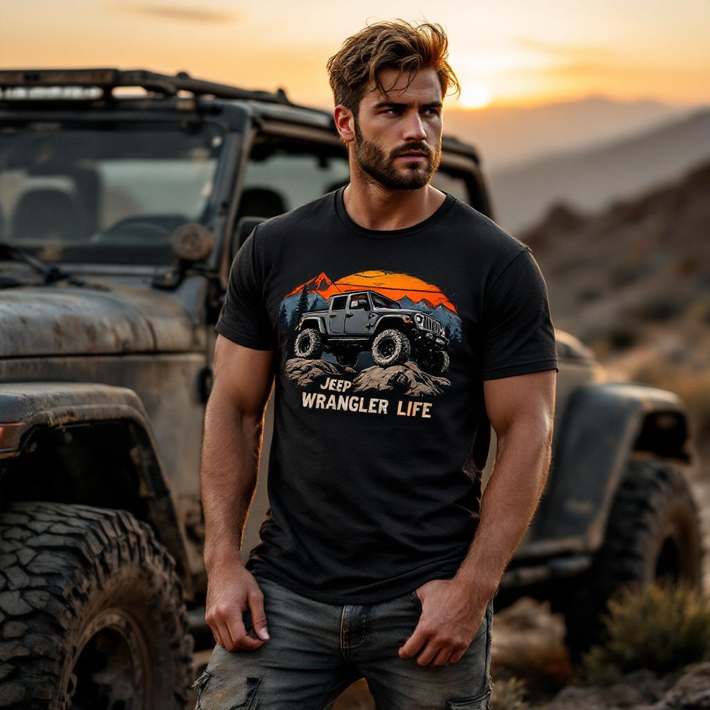 Jeep Wrangler Life: How to Design the Perfect Off-Road Graphic Tee That Turns Trails into a Lifestyle