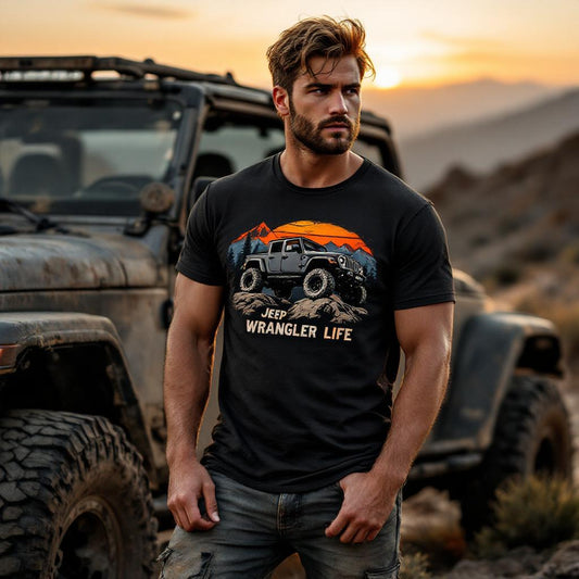 Jeep Wrangler Life: How to Design the Perfect Off-Road Graphic Tee That Turns Trails into a Lifestyle