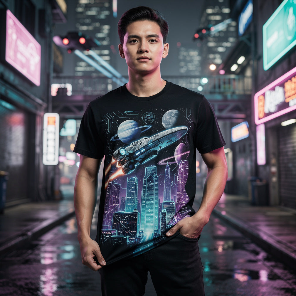 Sci‑Fi Adventures: Futuristic DTF T‑Shirts for Fans of Space, Cyberpunk and Beyond