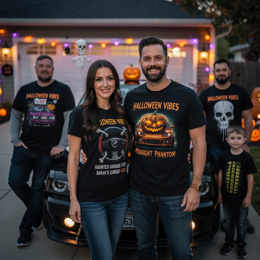From Keychains to Costumes: Halloween Vibes Custom Tees for October Garage Nights