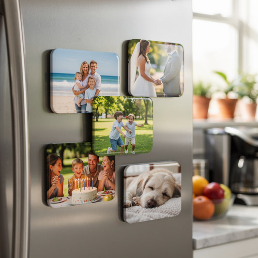 Transform Your Fridge with Custom Photo Magnets: Turn Everyday Moments into a Kitchen Gallery
