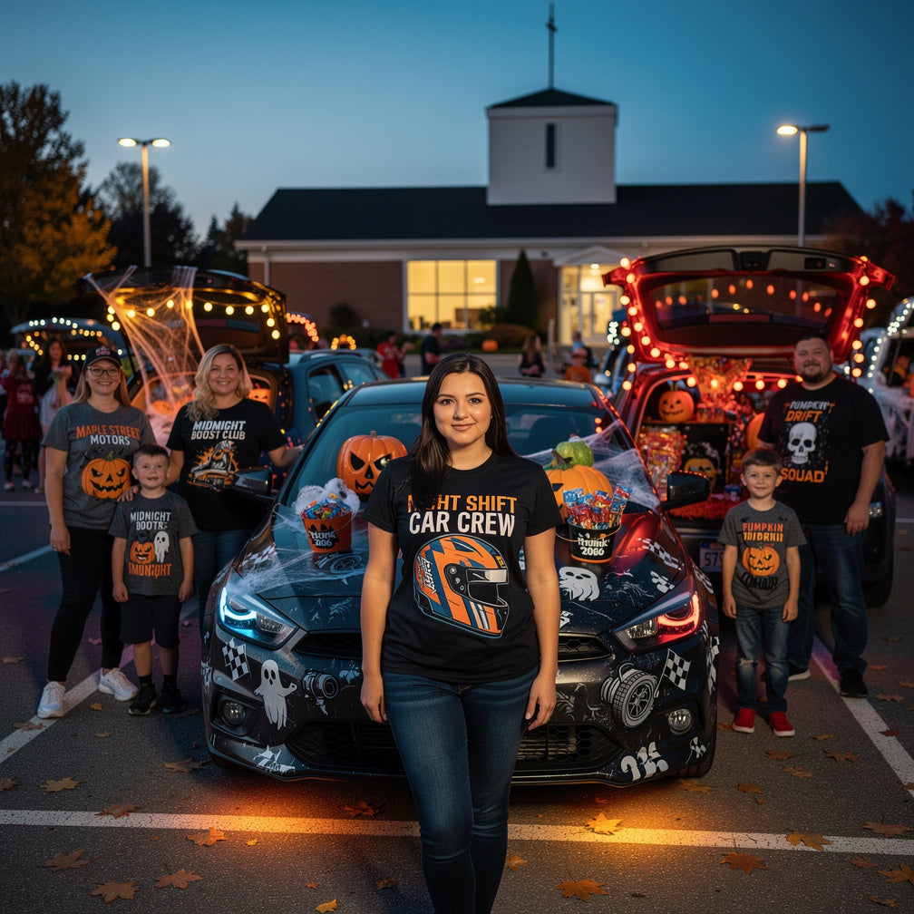 Trunk-or-Treat 2026 Custom Halloween T‑Shirts for Car Crews in Canada