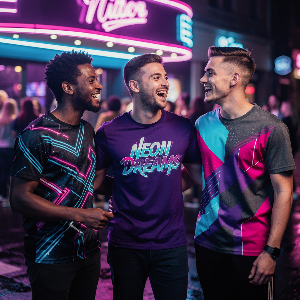 Neon Dreams: Vibrant DTF T-Shirts for Nightlife Enthusiasts