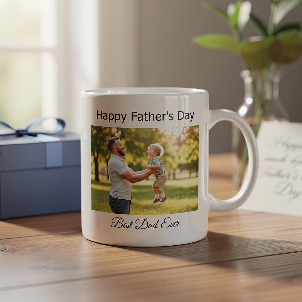 Father’s Day Gifts: How to Design the Perfect Custom Photo Mug for Dad