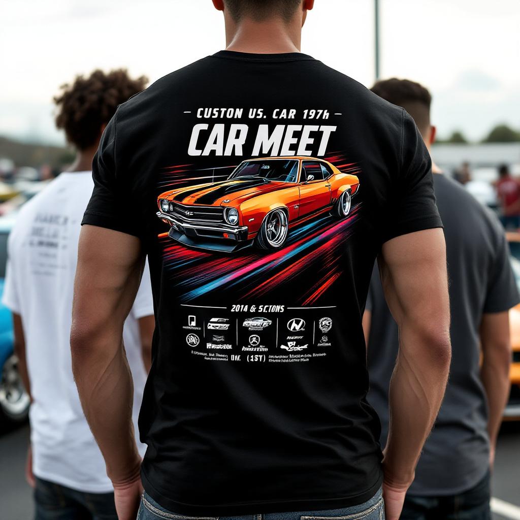 Custom Car Show T-Shirts: How to Design Eye-Catching Shirts for Your Next Event