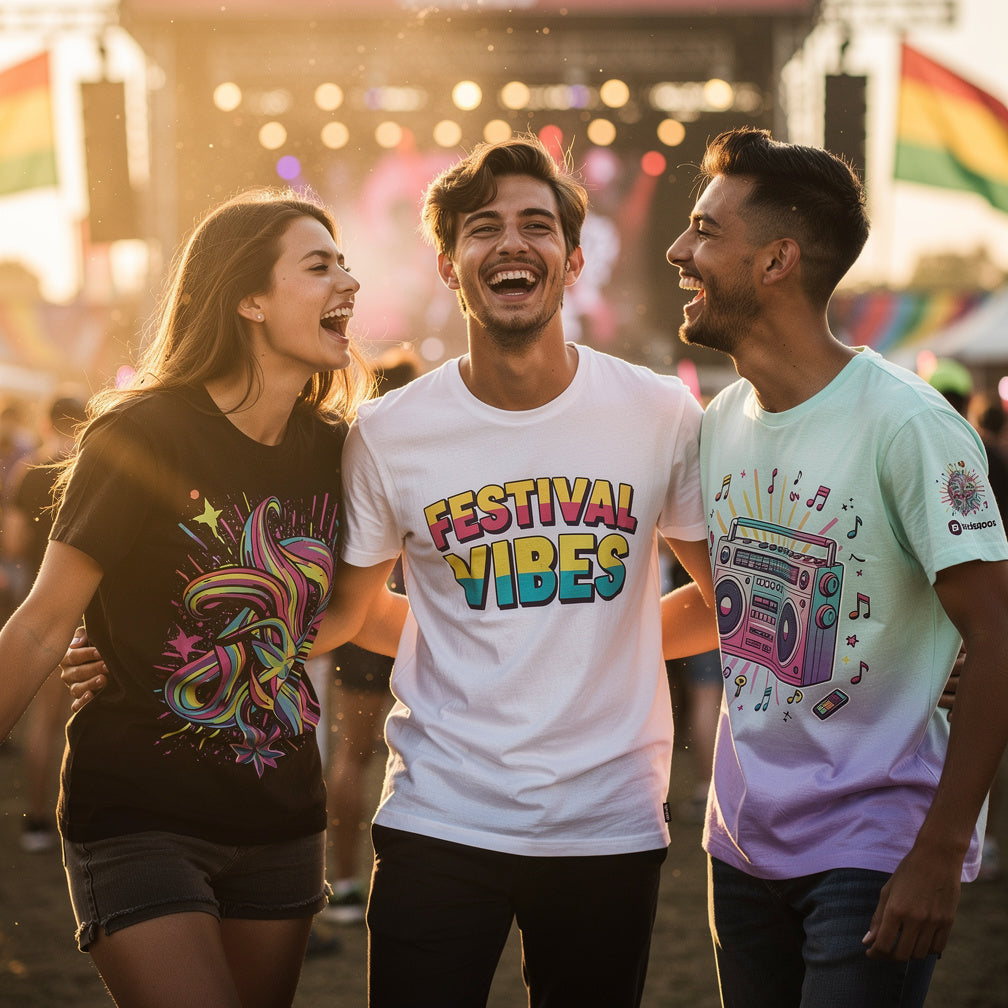 DTF T-Shirts for Music Festivals: Bold Prints That Keep Up With Every Beat