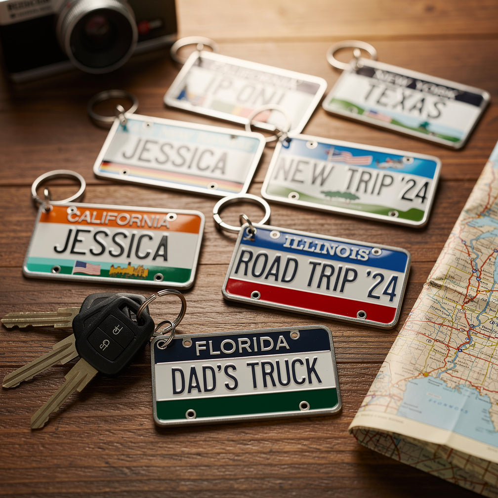 Why US License Plate Keychains Are the Personalized Gift Trend for Every Road Trip