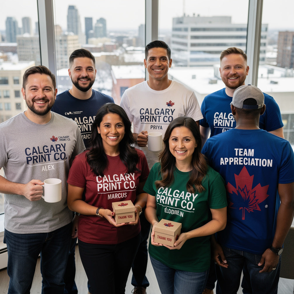 Custom DTF T‑Shirts for Canadian Employee Appreciation 2026: How Small Businesses Can Order 5–50 Tees Without Customs Hassles