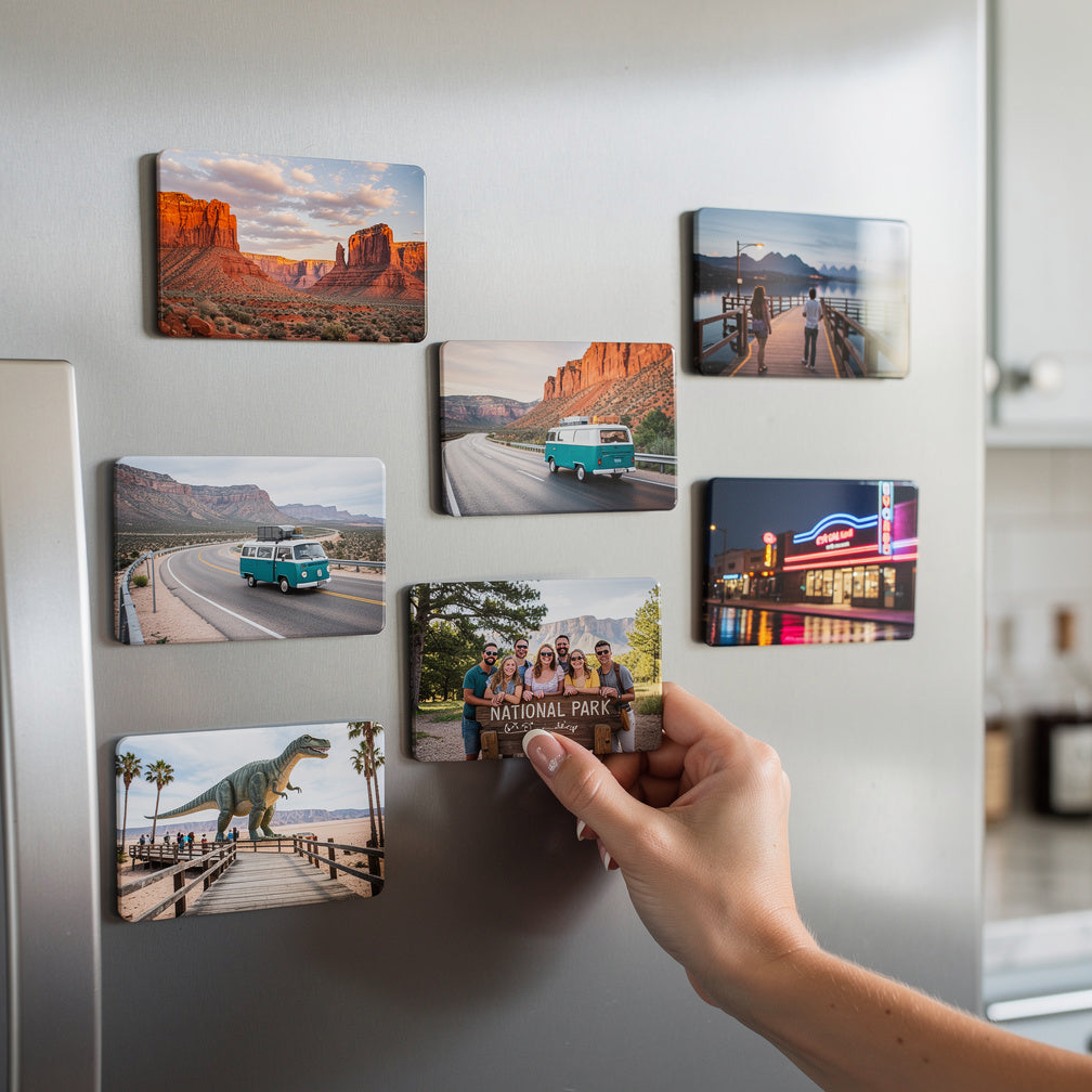Hit the Road: Custom Photo Magnets for Unforgettable Summer Road Trip Memories