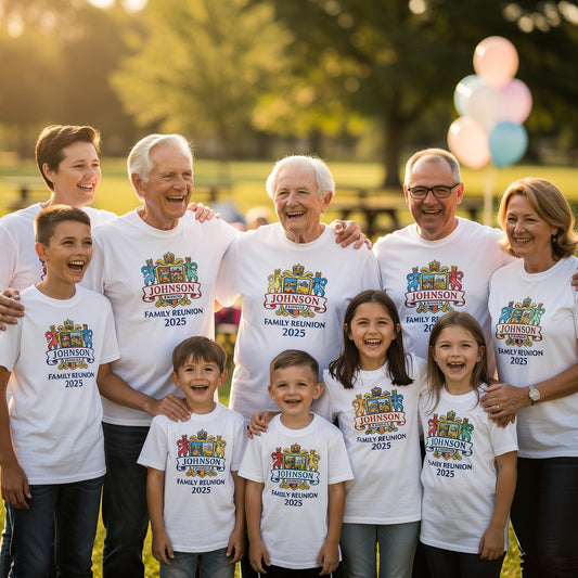 Family Unity Through Personalized DTF T-Shirts: How Custom Shirts Make Every Reunion Unforgettable