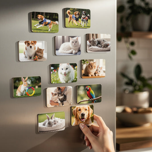 Pet Lovers’ Guide to Adorable Custom Photo Magnets for Your Fridge