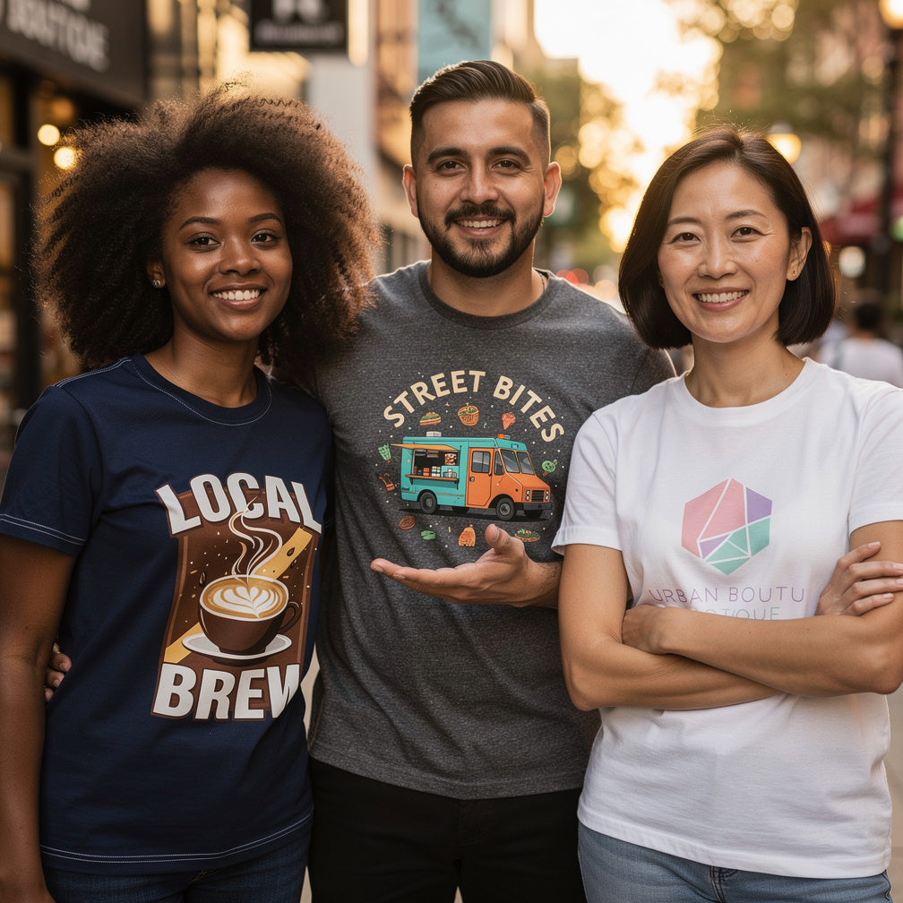 Empowering Small Brands: How Custom DTF T‑Shirts Help Local Businesses Stand Out