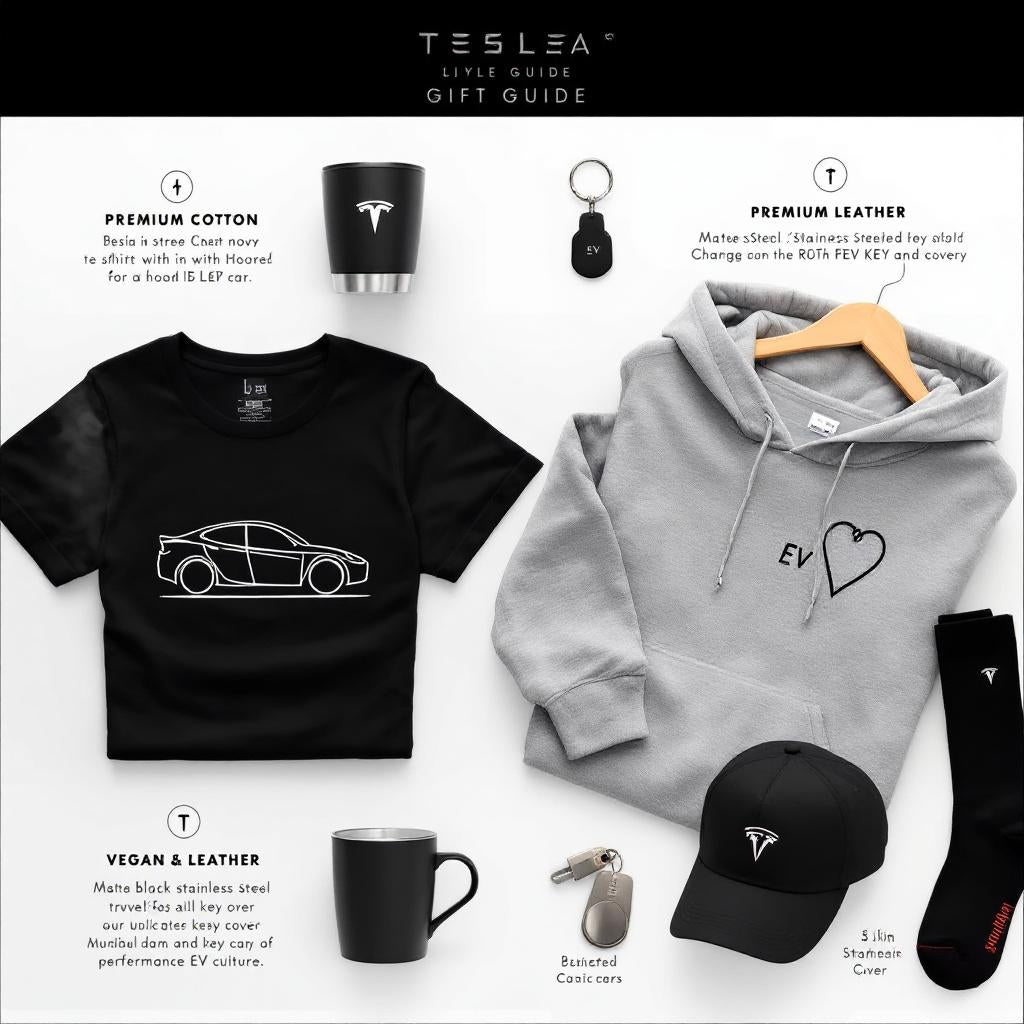 Tesla Owner Gift Guide: Custom Apparel and Accessories EV Enthusiasts Actually Want