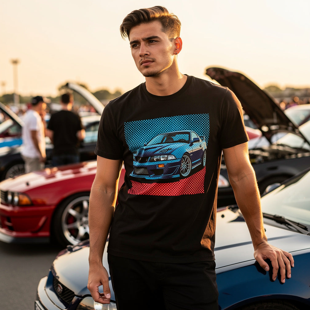 How Halftone Car Graphics Are Dominating Custom T-Shirt Trends This Summer