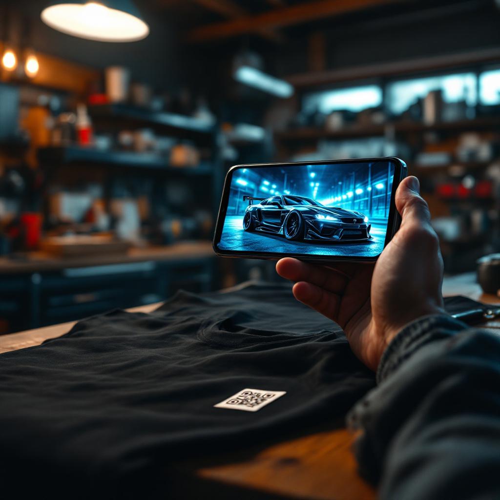 Garage Signature Shirt: Turn Your Car’s Specs, Year & Mods Into an AR-Ready Spec Sheet Tee