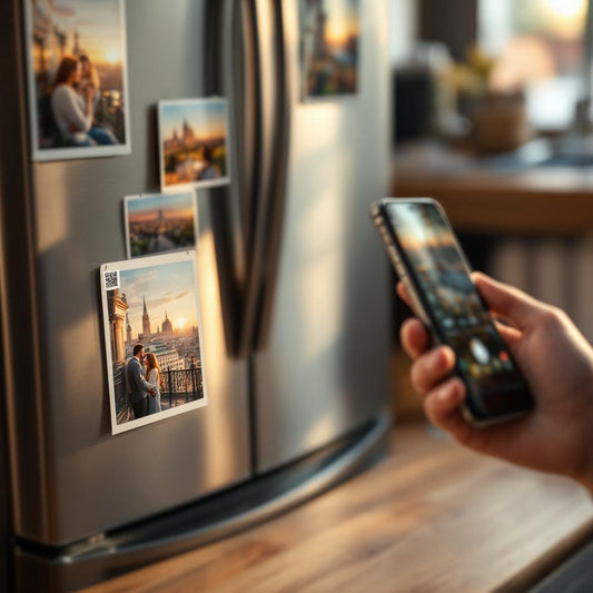 Travel Memories on Your Fridge: Custom Photo Magnets with City and Date (and Even Video!)