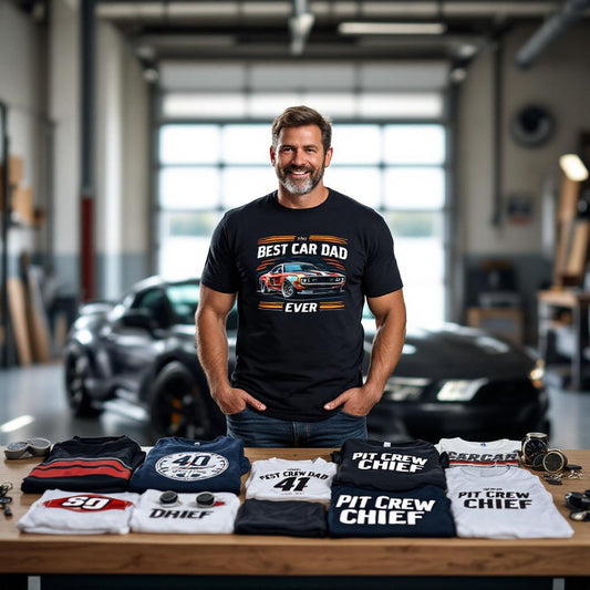 Custom Father’s Day Gift Guide for Car Dads: T‑Shirts, Keychains and More