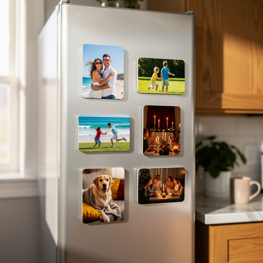 Elevate Your Space with Custom Photo Magnets: Turn Your Fridge into a Gallery of Memories