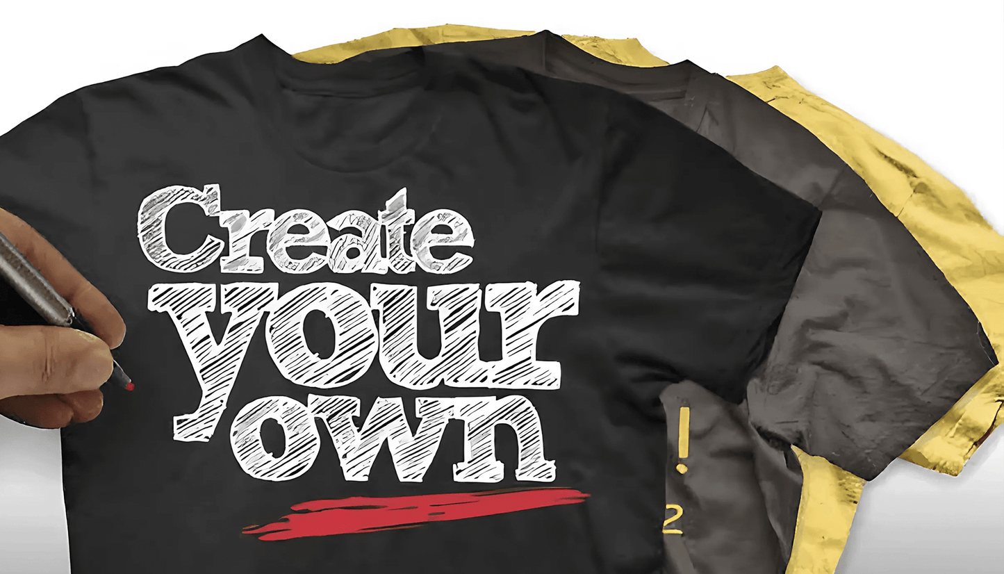 Custom Print on Customer’s T-Shirt – One Side