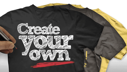 Custom Print on Customer’s T-Shirt – One Side