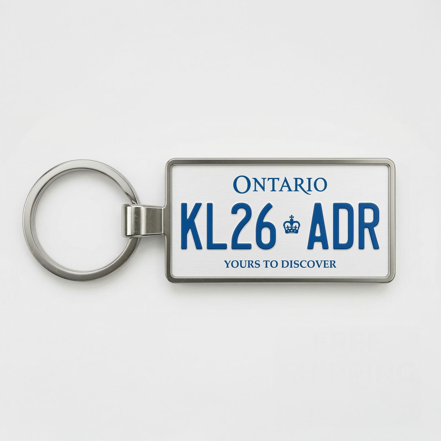 Ontario Custom License Plate Keychain