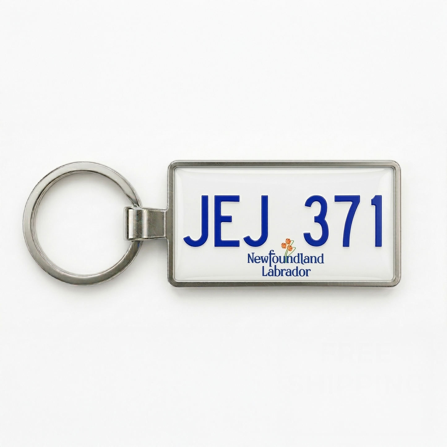 Newfoundland Custom License Plate Keychain