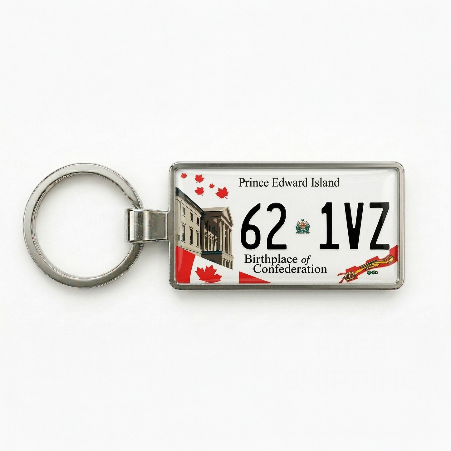 Prince Edward Island Custom License Plate Keychain