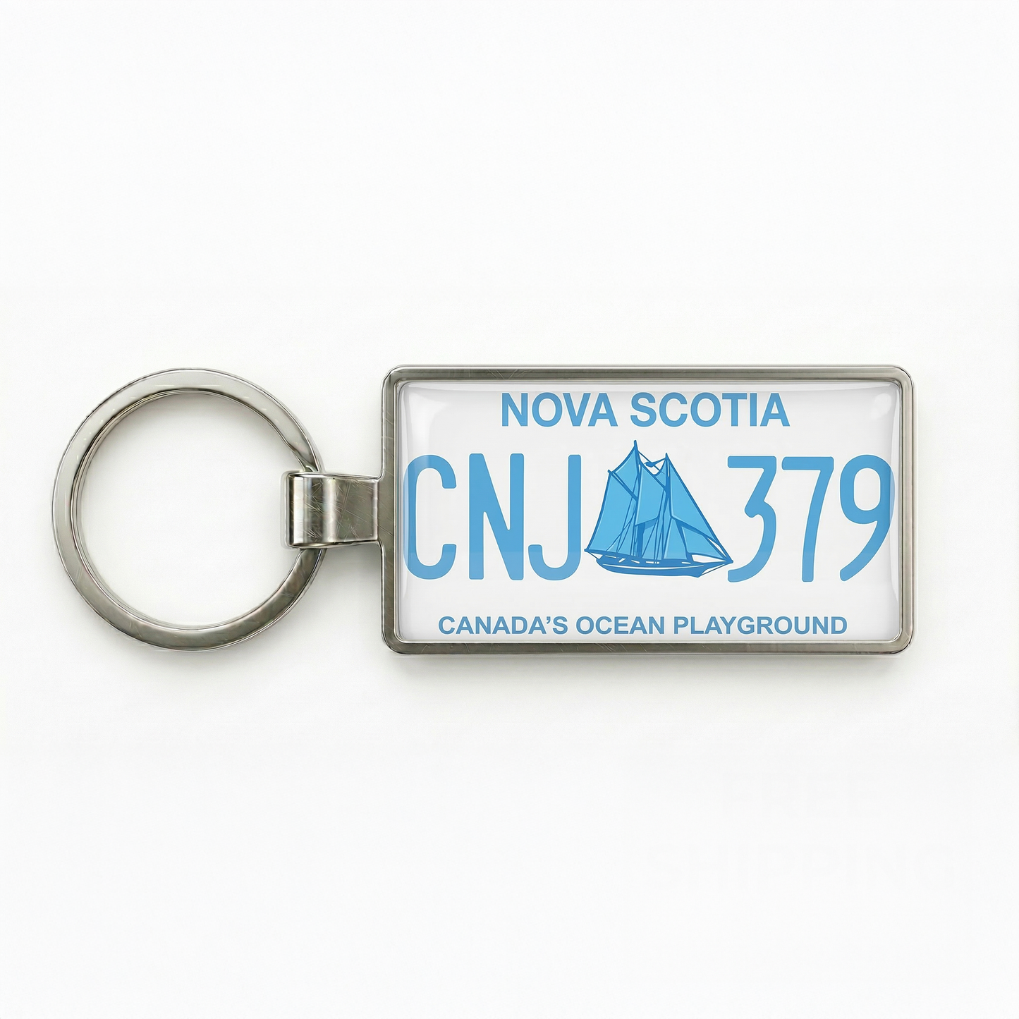 Nova Scotia Custom License Plate Keychain