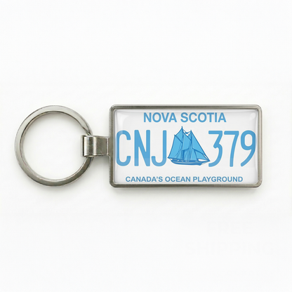 Nova Scotia Custom License Plate Keychain