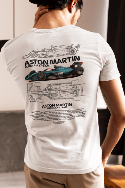 Aston Martin Formula 1 Team Graphic T-Shirt — Blueprint + Photo