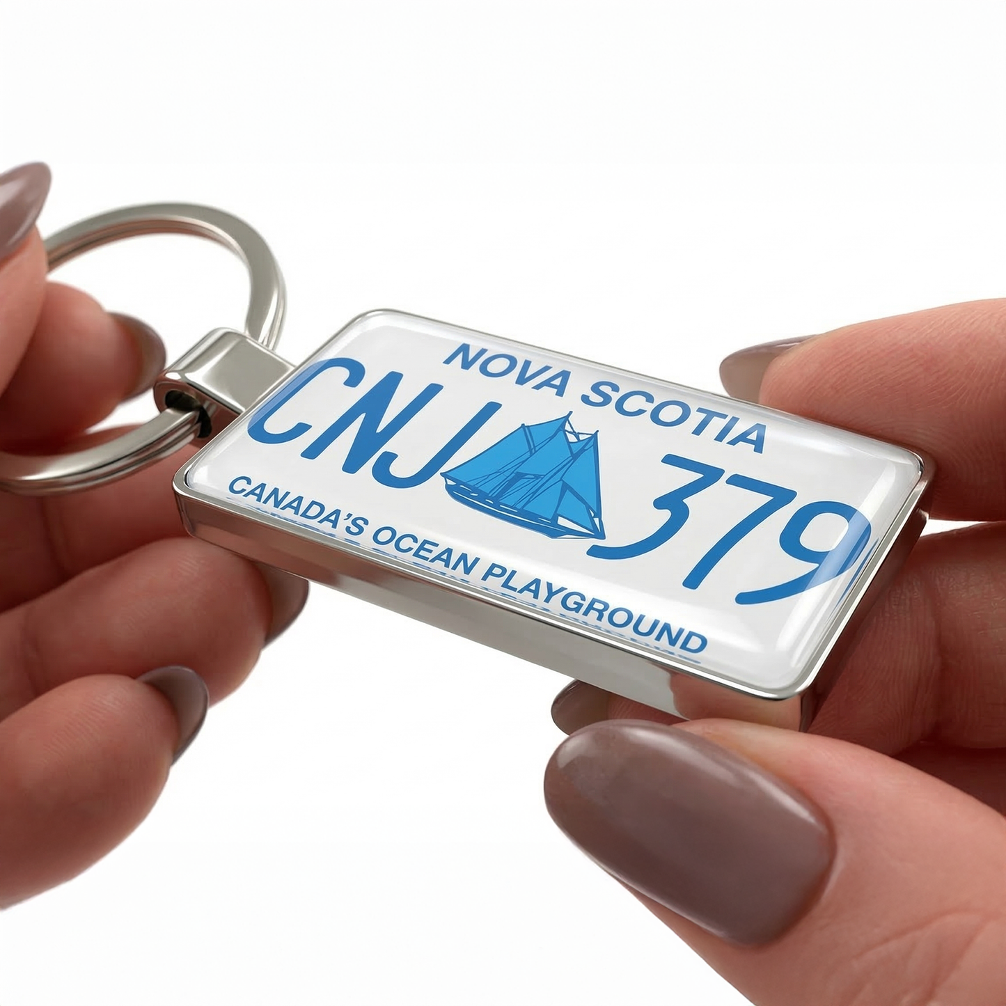 Nova Scotia Custom License Plate Keychain