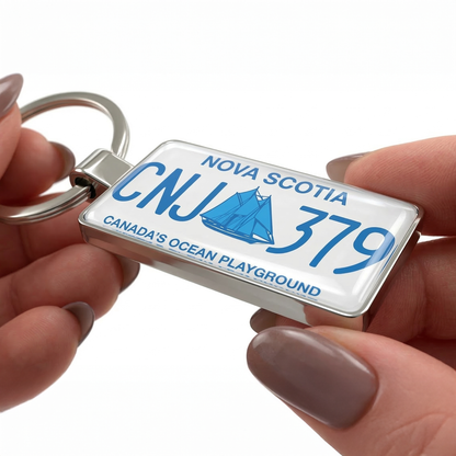 Nova Scotia Custom License Plate Keychain