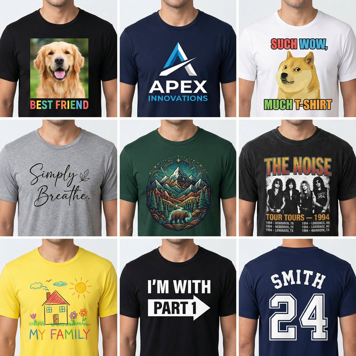 Personalized T-Shirt – Your Photo, Your Words, Your Story | Unique Gift Idea