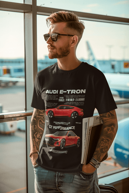 Audi e-tron GT Graphic T‑Shirt — GT Performance — Red