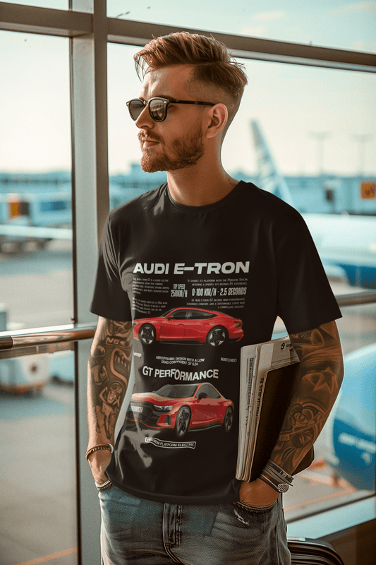 Audi e-tron GT Graphic T‑Shirt — GT Performance — Red