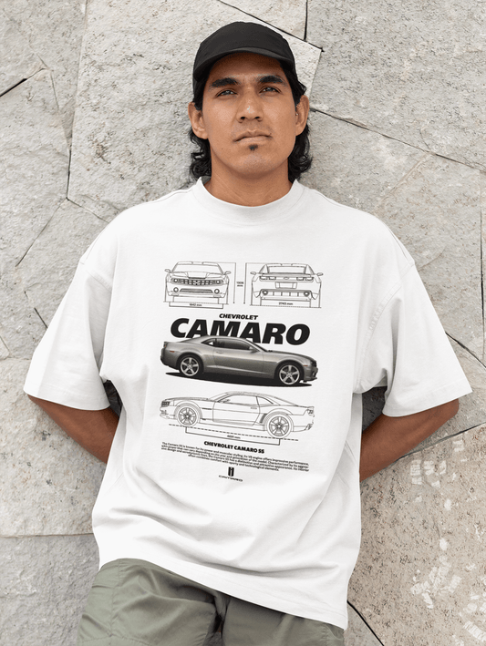 Chevrolet Camaro Graphic T-Shirt — Blueprint + Photo