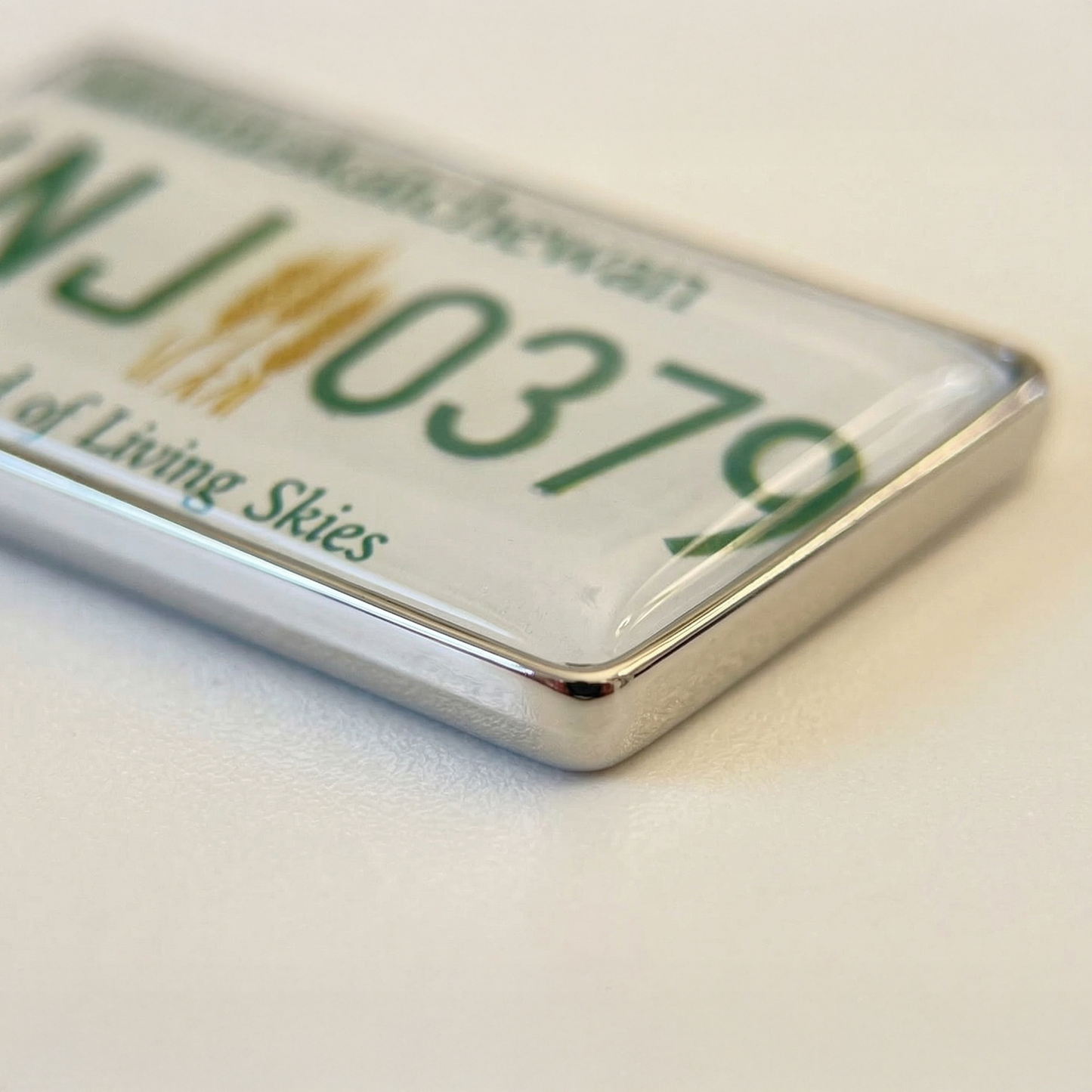Saskatchewan Custom License Plate Keychain