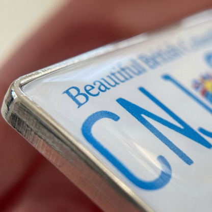 British Columbia Custom License Plate Keychain