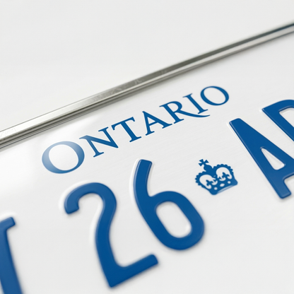 Ontario Custom License Plate Keychain
