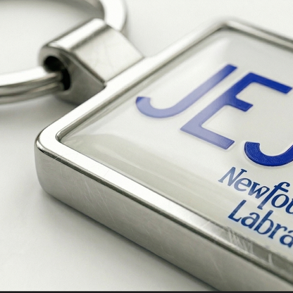 Newfoundland Custom License Plate Keychain