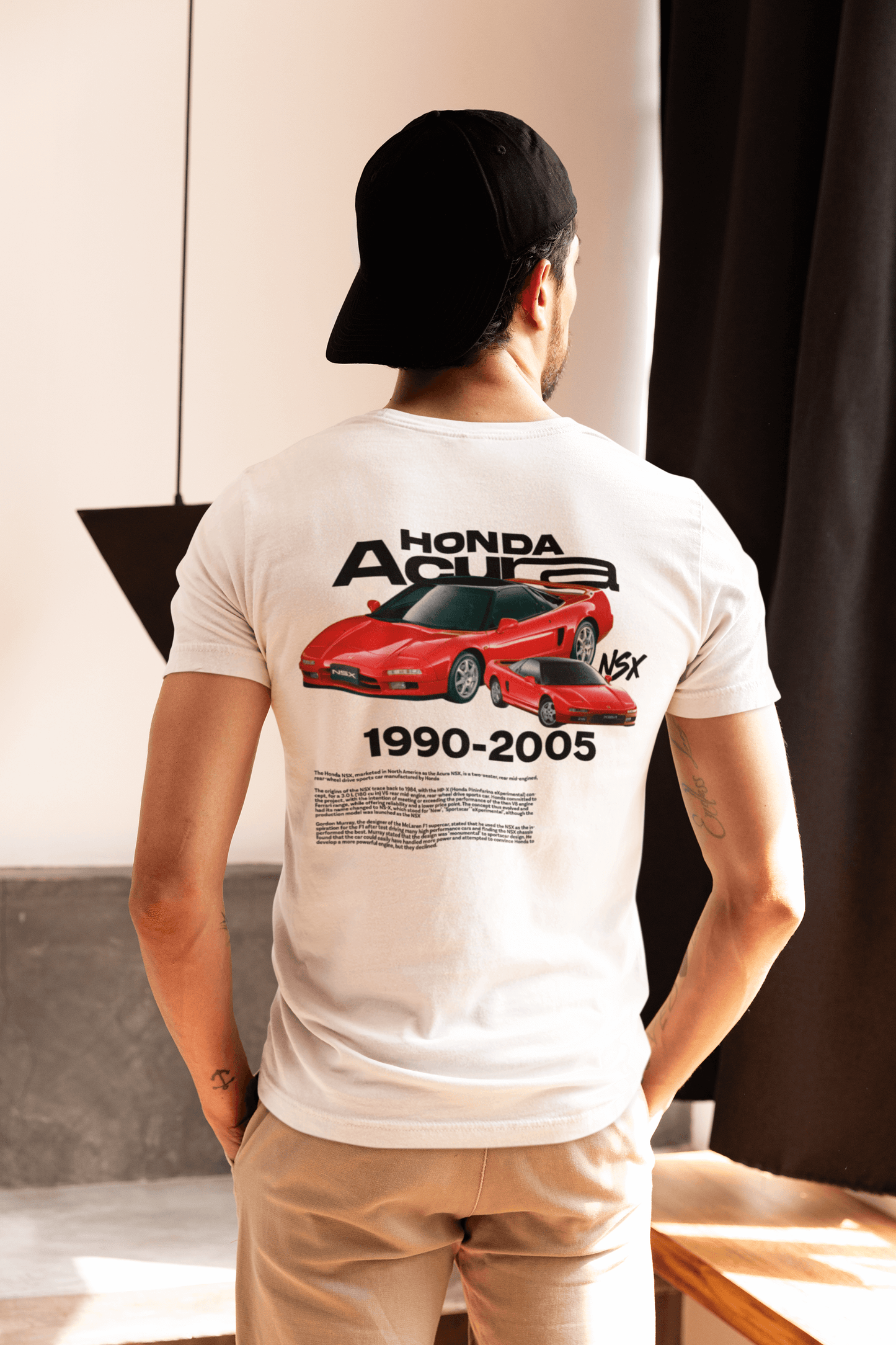 Honda / Acura NSX (1990–2005) Graphic T-Shirt — Retro Photo
