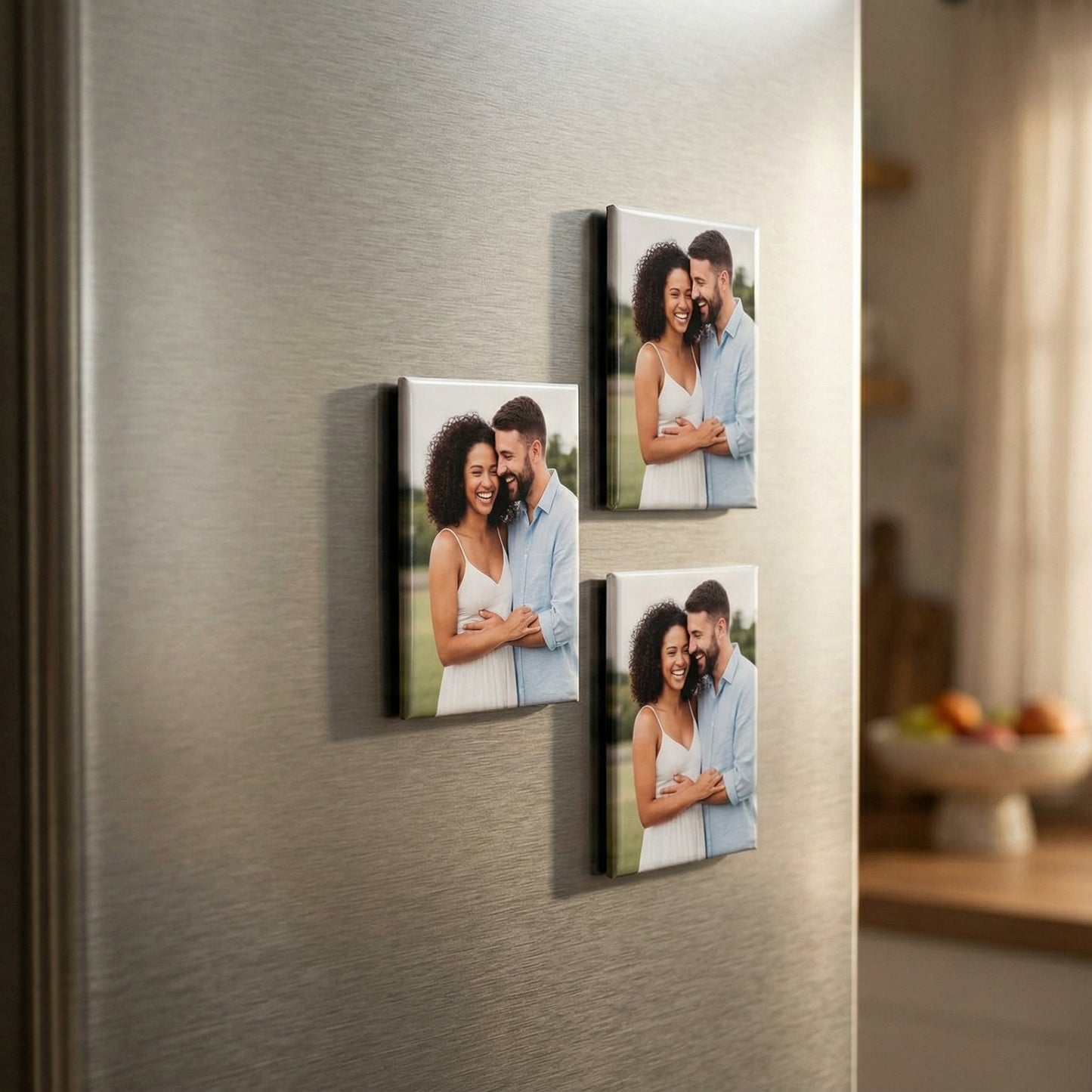 Aimant photo personnalisé – Aimant de réfrigérateur personnalisé avec votre photo