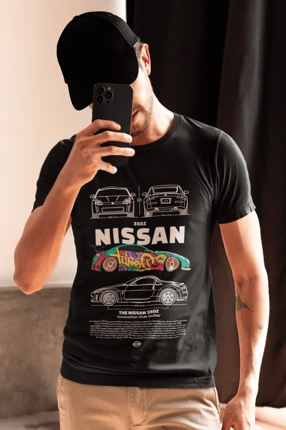 Nissan 350Z Blueprint T‑Shirt (Unisex)