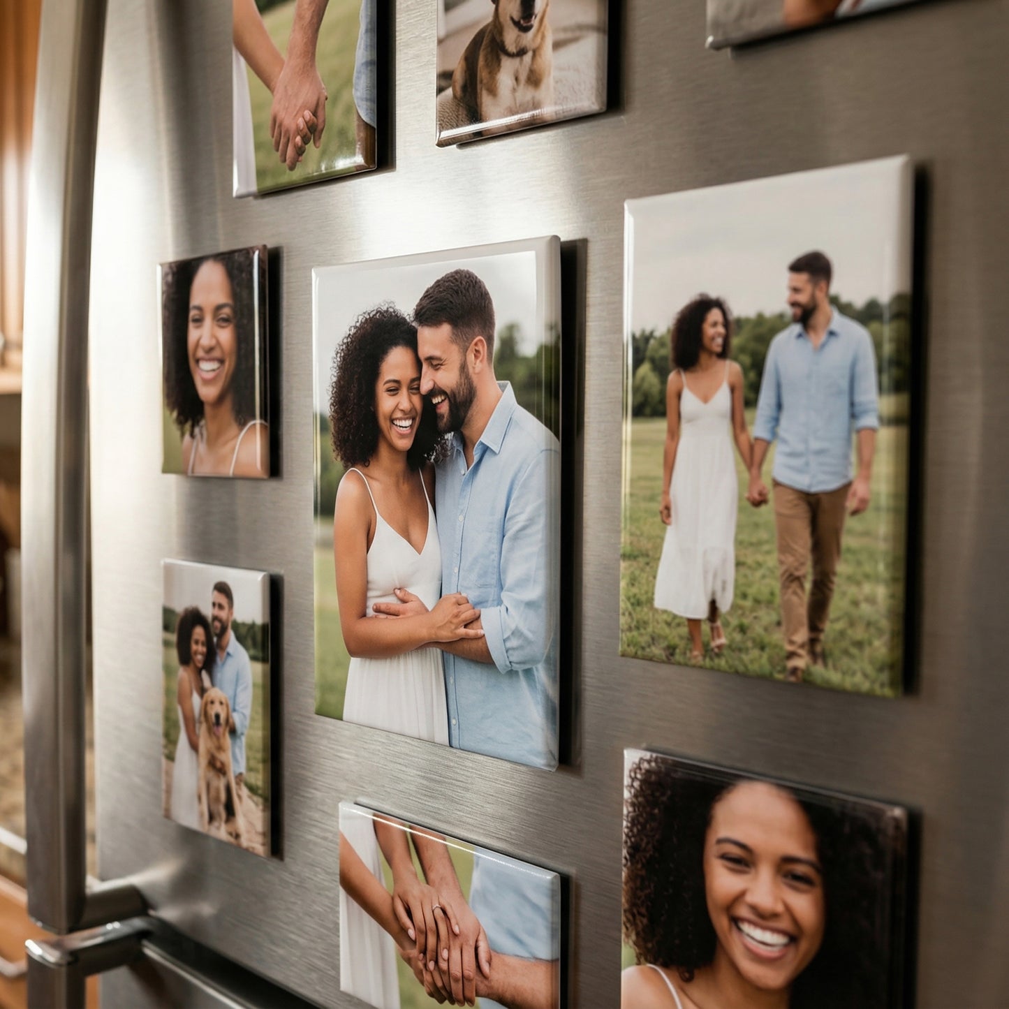 Aimant photo personnalisé – Aimant de réfrigérateur personnalisé avec votre photo