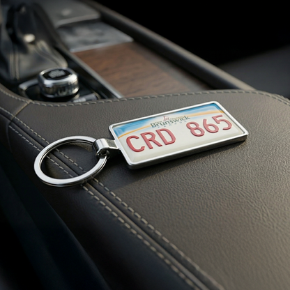 New Brunswick Custom License Plate Keychain