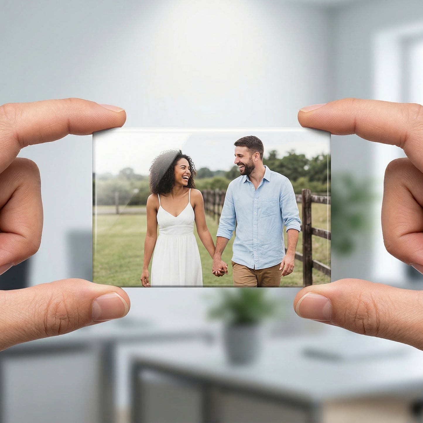 Aimant photo personnalisé – Aimant de réfrigérateur personnalisé avec votre photo