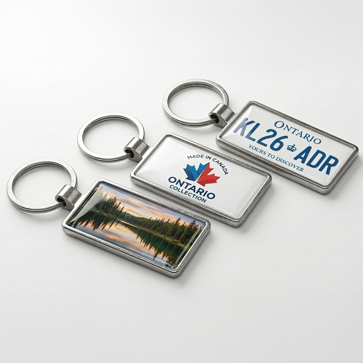 Ontario Custom License Plate Keychain